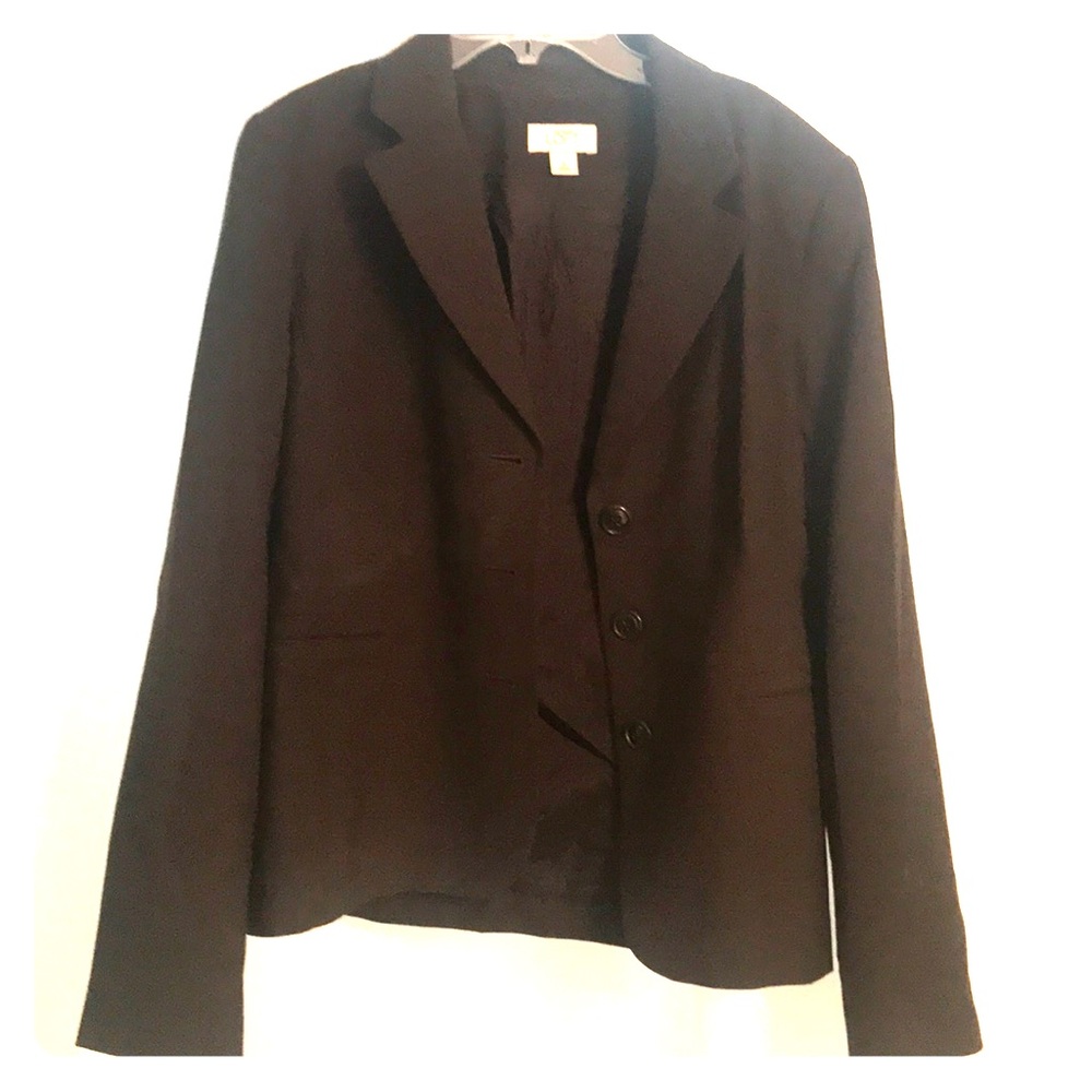 Ann Taylor Loft dark brown blazer